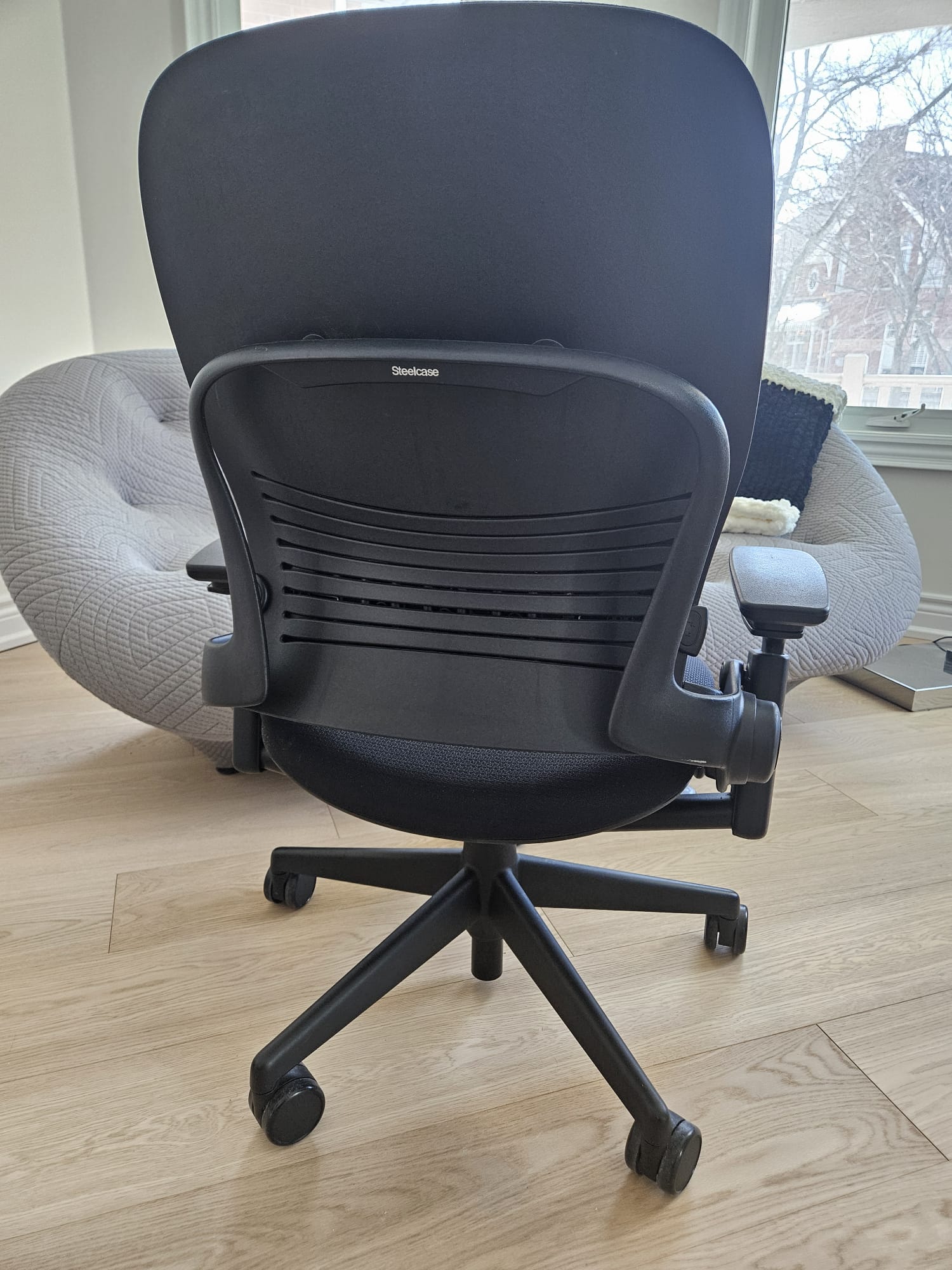 Black Frame With Black Cushion